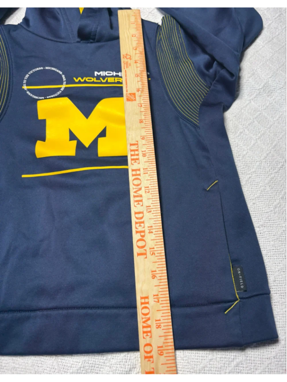 Nike Jordan Michigan Wolverines Youth Bundle Football T-Shirt M & Hoodie SZ? GUC
